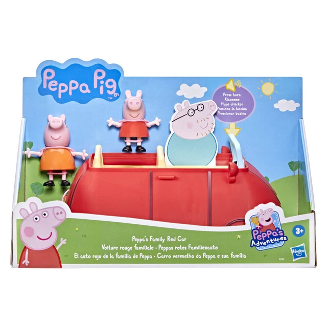 PEPPA PIG Set de Jeux Famille Voiture Rouge