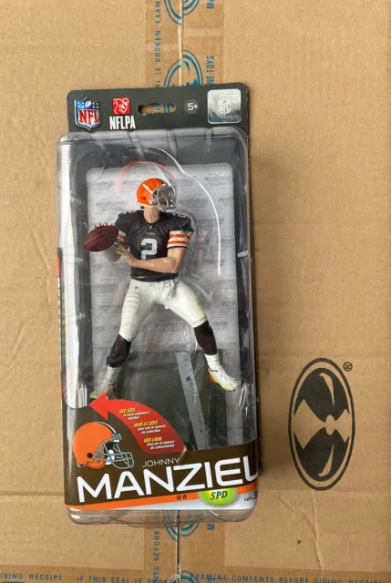 NFL Series 35 Johnny Manziel McFarlane Action Figure Cleveland Browns