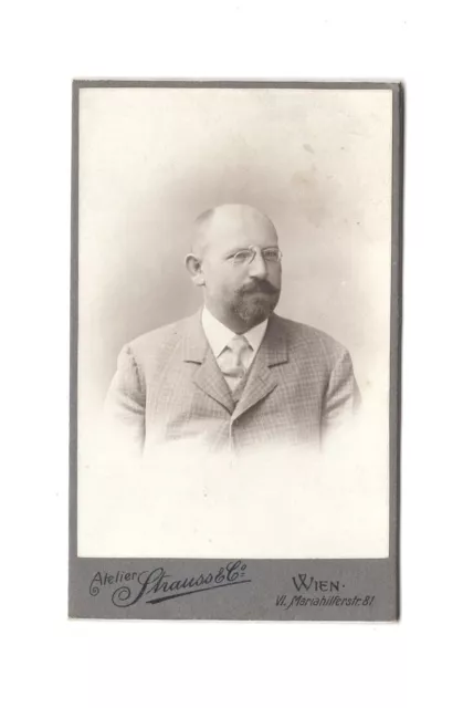 CDV Foto Herrenportrait - Wien 1900er