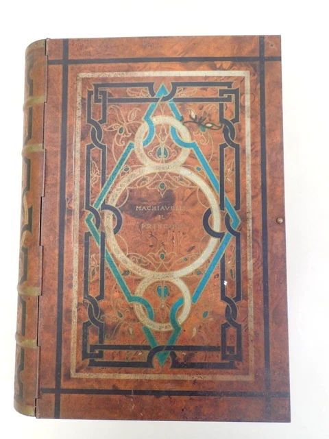 ANCIENNE PETITE BOÎTE en bois en forme de livre décor Edelweiss EUR 35