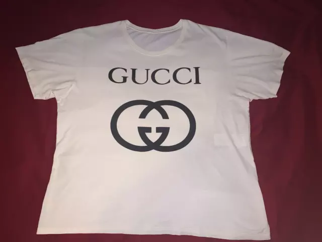 Gucci Oversize T-Shirt With Interlocking G Sz Xxxl Gg Off-White