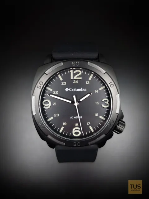 Columbia Delta Ridge Black CSS17-001 Quartz 50m Men's Wristwatch RRP £85