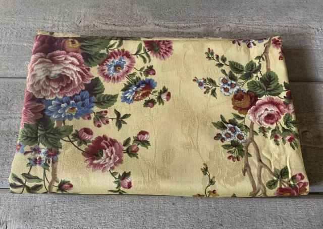 Waverly Limoges Screen Print Floral Roses 72” x 2 Yards