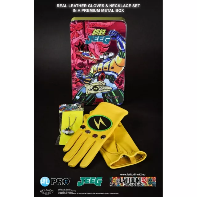 Hl Pro Kotetsu Jeeg Roboter Metall Box Set Gloves & Halskette M Größe