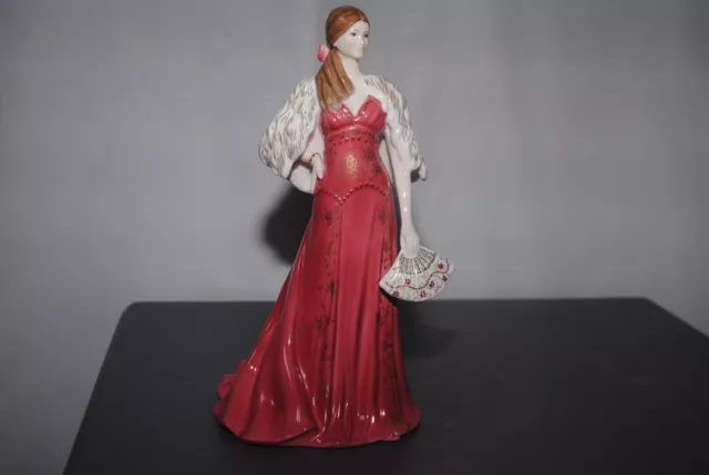 Royal Worcester Large Jennifer Figurine Of The Year 2008