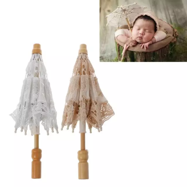 Newborn Baby Photography Props Lace Umbrella  Infant Studio Shooting Photo Prop