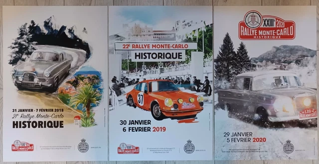 Affiche Officielle Rallye Historique Monte-Carlo 2000 - 40x60 Cm, Neuve
