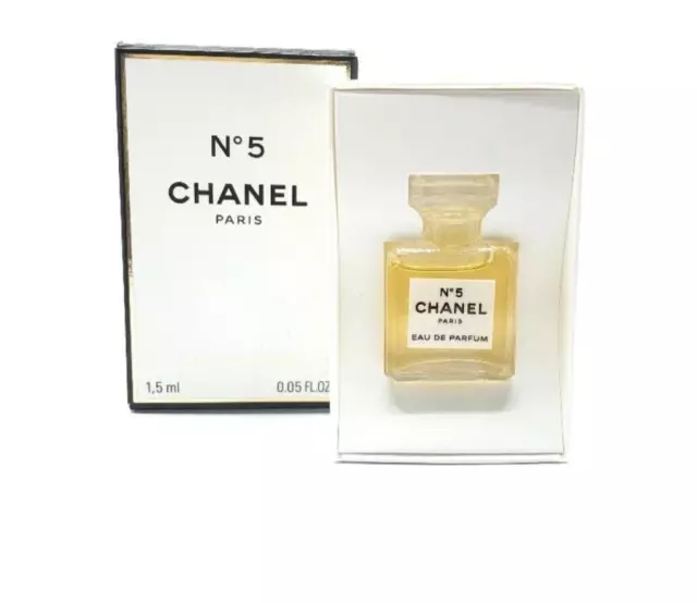 Chanel No 5 Parfum 1.5 ml. 0.05 fl.oz. mini micro perfume new in box