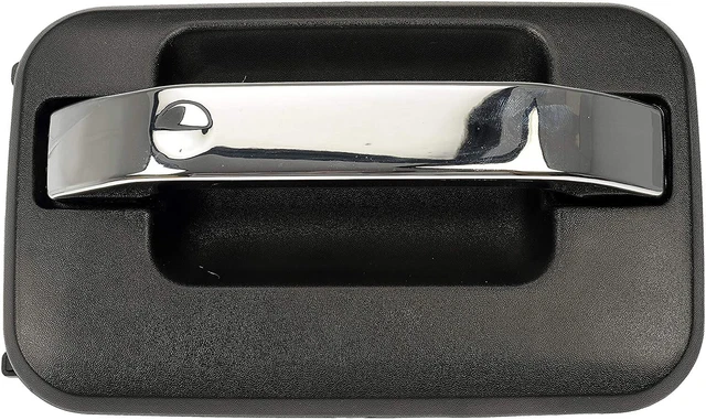 Exterior Door Handle For 04-14 Ford F150 Front Right Chrome Lever Black Housing