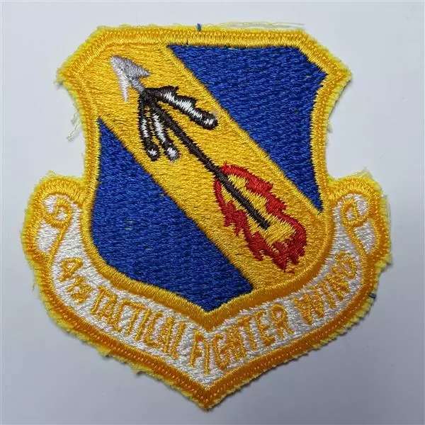 U.s. Air Force 4Th Tactical Fighter Wing Aufnäher Patch Usaf
