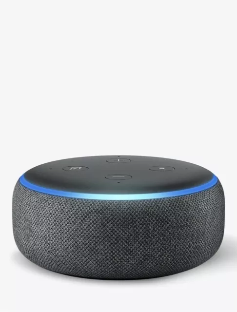 Amazon Echo Dot 3rd Gen Bluetooth Smart Speaker With Alexa  -Charcoal /Grey