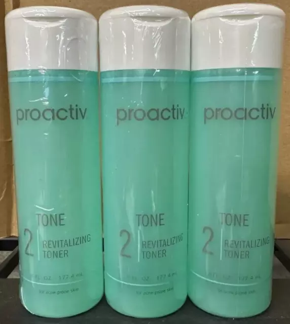 Proactiv 3 PACK Step 2 REVITALIZING TONER 6 oz New Sealed - Free Shipping!