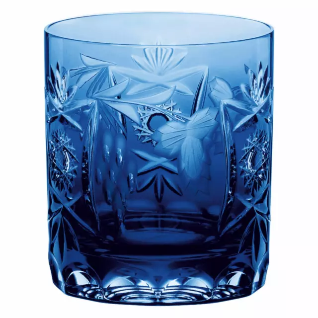 Bicchiere whisky Nachtmann puro uva blu cobalto vetro cristallo 9 cm 35894