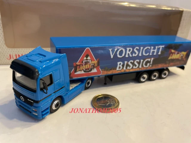 Camion Miniature Mercedes Actros Semi-remorque - Échelle 1:87 AWM - Occasion Comme Neuf