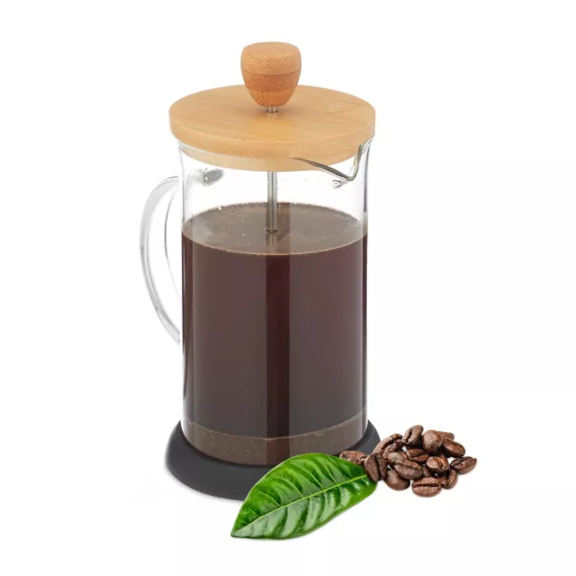 Kaffeebereiter Glas Kaffeekanne Teezubereiter Teepresse manuelle Kaffeemaschine