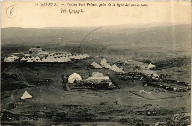 CPA AK SEFROU Vue du Fort Prioux prise de la ligne MAROC (720170)