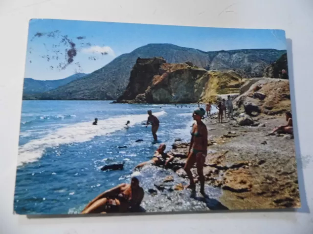 Cartolina Viaggiata "ISOLE EOLIE - VULCANO  Acque Calde"  1978