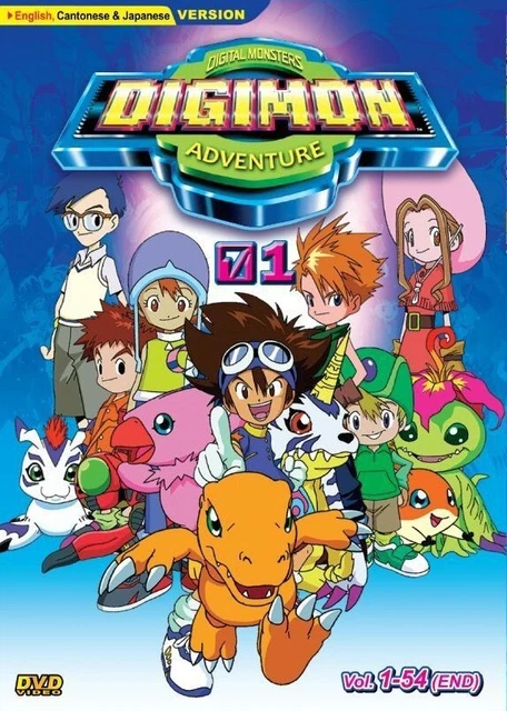 DVD ANIME DIGITAL Monsters DIGIMON Adventure 01 Full Series (1-54 ...