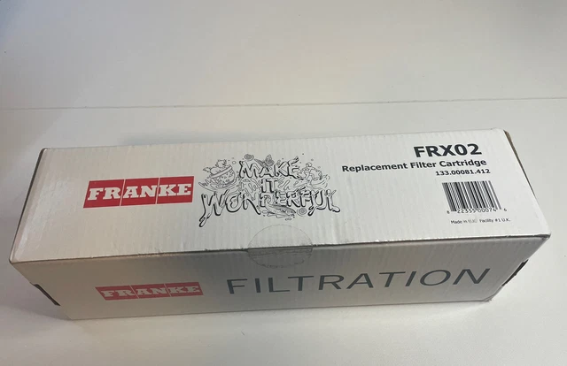 Franke FRX02 Triflow Water Filter Cartridge. New Factory Sealed Free Shipping!