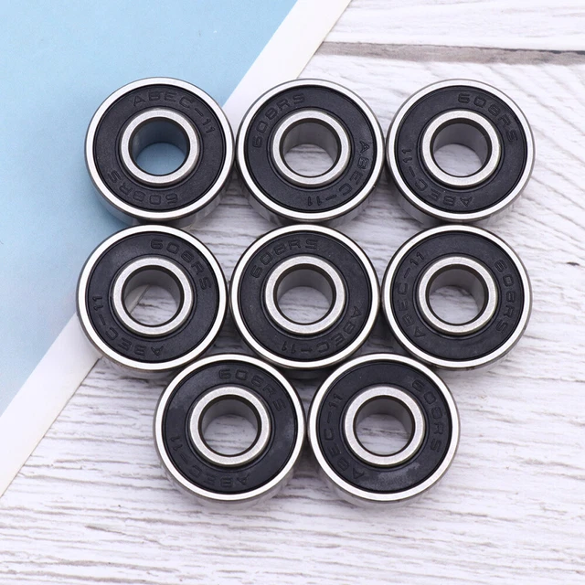 8 Pcs Cuscinetto Dello Skateboard Cuscinetti Rulli Doppia Schermatura Parti