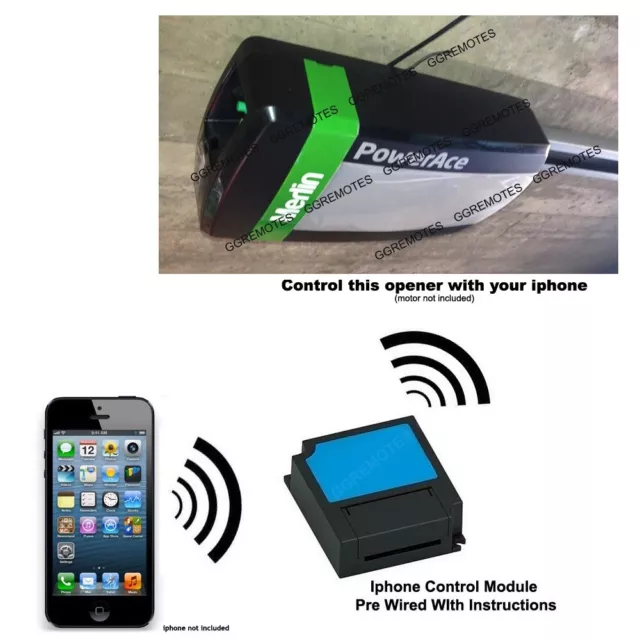 Iphone Remote Control Your Merlin MT60EVO PowerAce Garage Door Opener