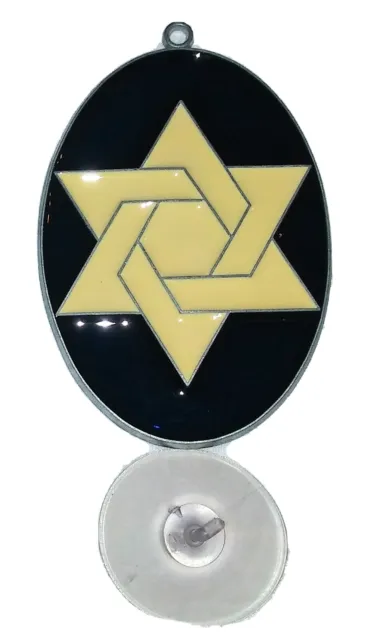 Star Of David Stained glass Sun Catcher