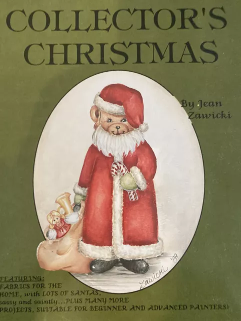 Vintage Tole Painting Book: Collector's Christmas SIGNED BY AUTHOR, Jean Zawicki