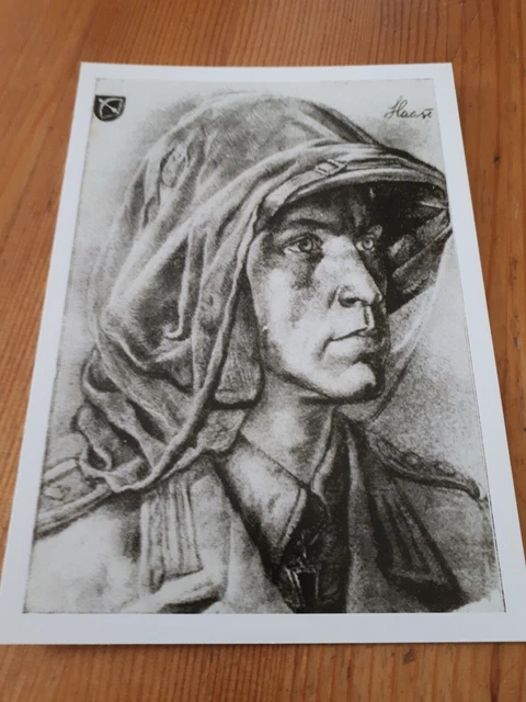 Artist postcard W. Willrich "Oberfeldwebel Heins Georg Haase" Artist postcard W. Willrich "Oberfeldwebel Heins Georg Haase"