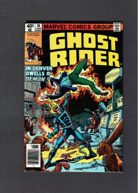 Ghost Rider #36 Marvel Comics Bronze Age 1979 VF Johnny Blaze + Newsstand Copy