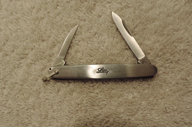 SCHRADE WALDEN 1940's-1970's USA Stainless 2 Blade Medical Knife
