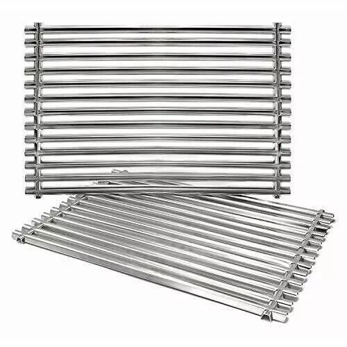 7528 304-Stainless Steel Cooking Grates for Weber Genesis 300 Series Gas Grill.