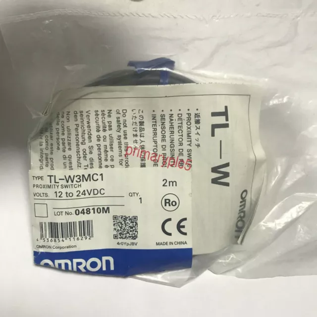 OMRON TL-W3MC1 Proximity Switch TLW3MC1 Sensor 12-24VDC 3mm 2M New In Bag