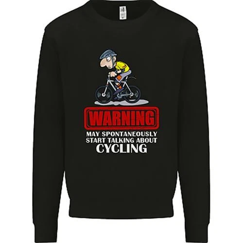 Maggio Start Talking About Ciclismo Divertente Bambini Felpa Maglione