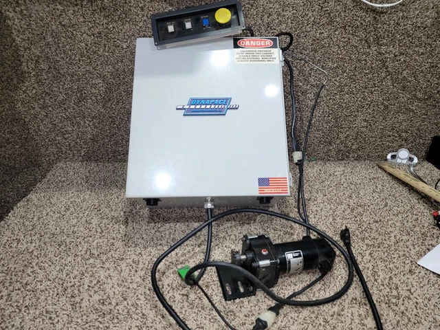 Dynapace Post Reflow Edge Chain Conveyor control box 400 Series GL0407 w/ motor