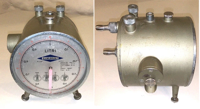 Vecchio Contalitri Da Laboratorio Vintage Liter Cunter