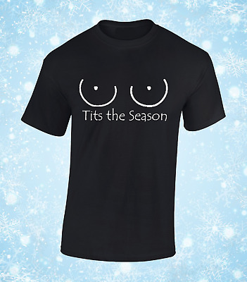 Ti*S The Season Funny Christmas Mens T Shirt Rude Joke Festive Xmas Design Top