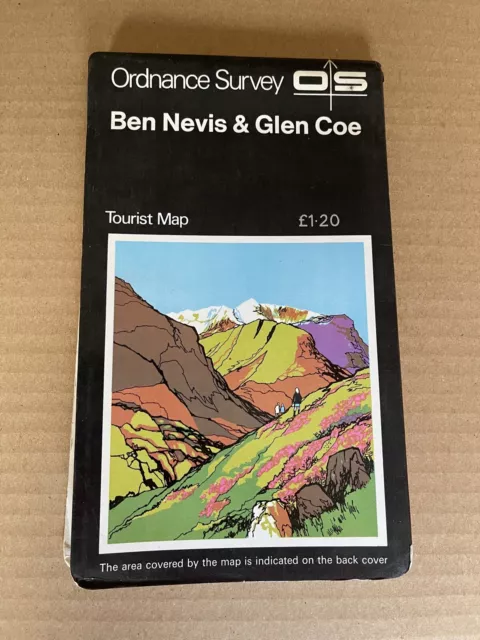 OS, Ordnance Survey, Tourist Map, Ben Nevis & Glen Coe