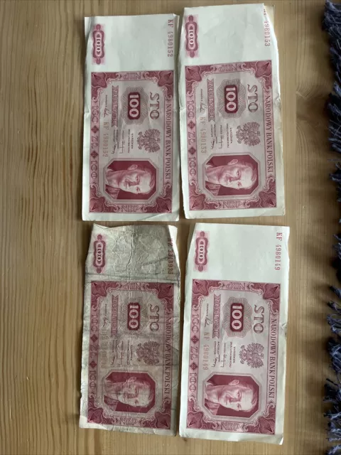 zloty banknoten 100 ZL alt