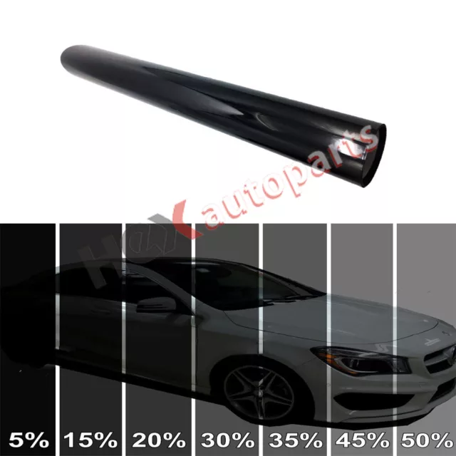 Uncut 40"x100FT 20"x100FT Car Window Tint Film Roll with Shades 5%,15%,20%,35%