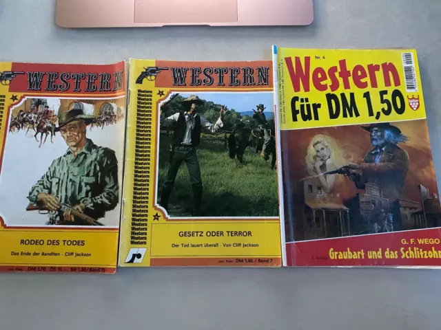 3 Westernhefte Kelter NR 4, 7 und 15 alt