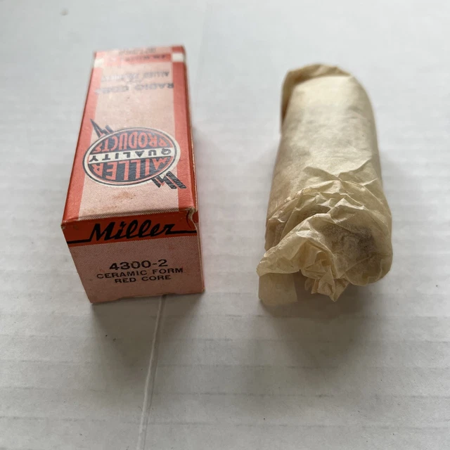 NOS NIB JW Miller 4300-2 Ceramic Form Red Core