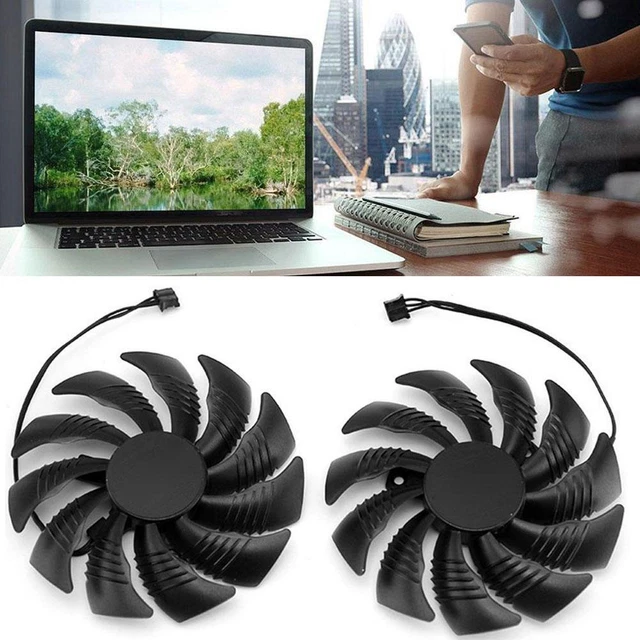 For Gigabyte GTX 1050 1060 1070 960 RX 470 480 570 580 Fan E7D8 Card