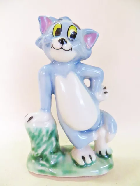 WADE PORCELAIN 'TOM CAT FIGURE (TOM & JERRY CARTOON)' 9cm TALL. VINTAGE. PERFECT