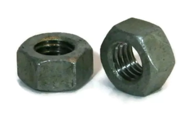 Hex Finish Nuts Hot Dipped Galvanized -5/8"-11 UNC- Qty-100