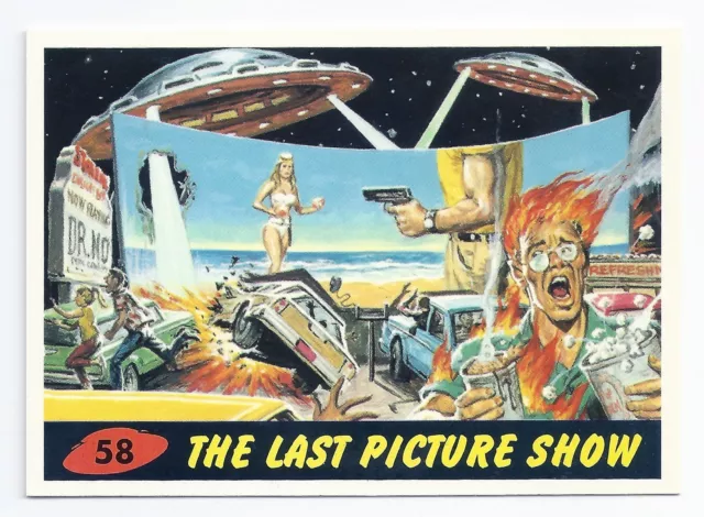 1994 Topps MARS ATTACKS Base Card # 58 The Last Picture Show
