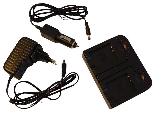 Caricabatterie duale per Nikon Coolpix B600, P300, P310, P330, AW130, AW120s