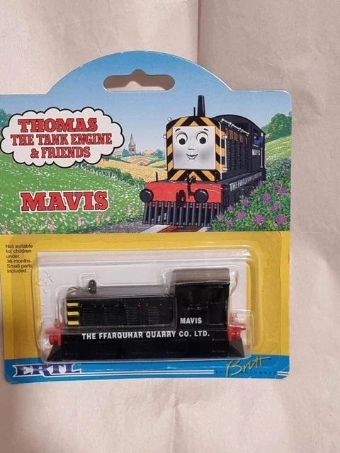 THOMAS THE TANK Engine & Friends ERTL MAVIS TRAIN DIECAST NEW AND ...