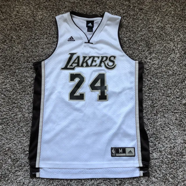 Los Angeles Lakers Kobe Bryant #24 Adidas Yellow Jersey Swingman - Size M  44