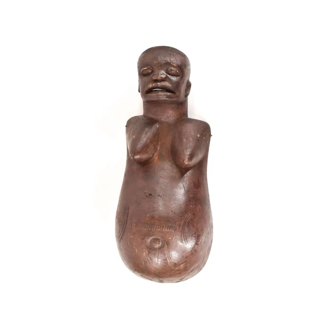 Makonde Njorowe Pregnant Belly Mask Tanzania