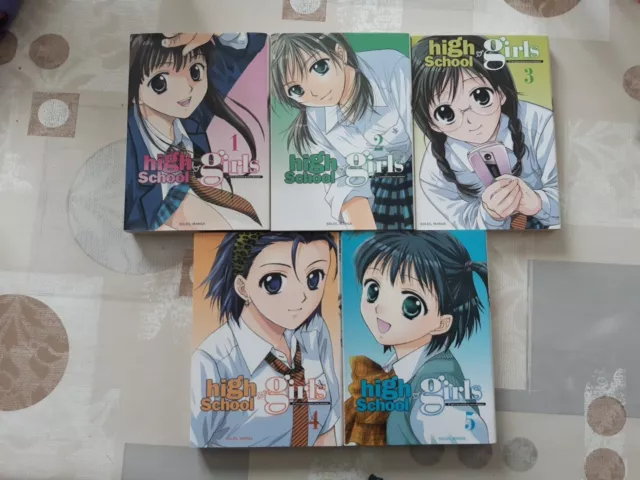 Lot Mangas - HIGH SCHOOL GIRLS - tomes 1 à 5